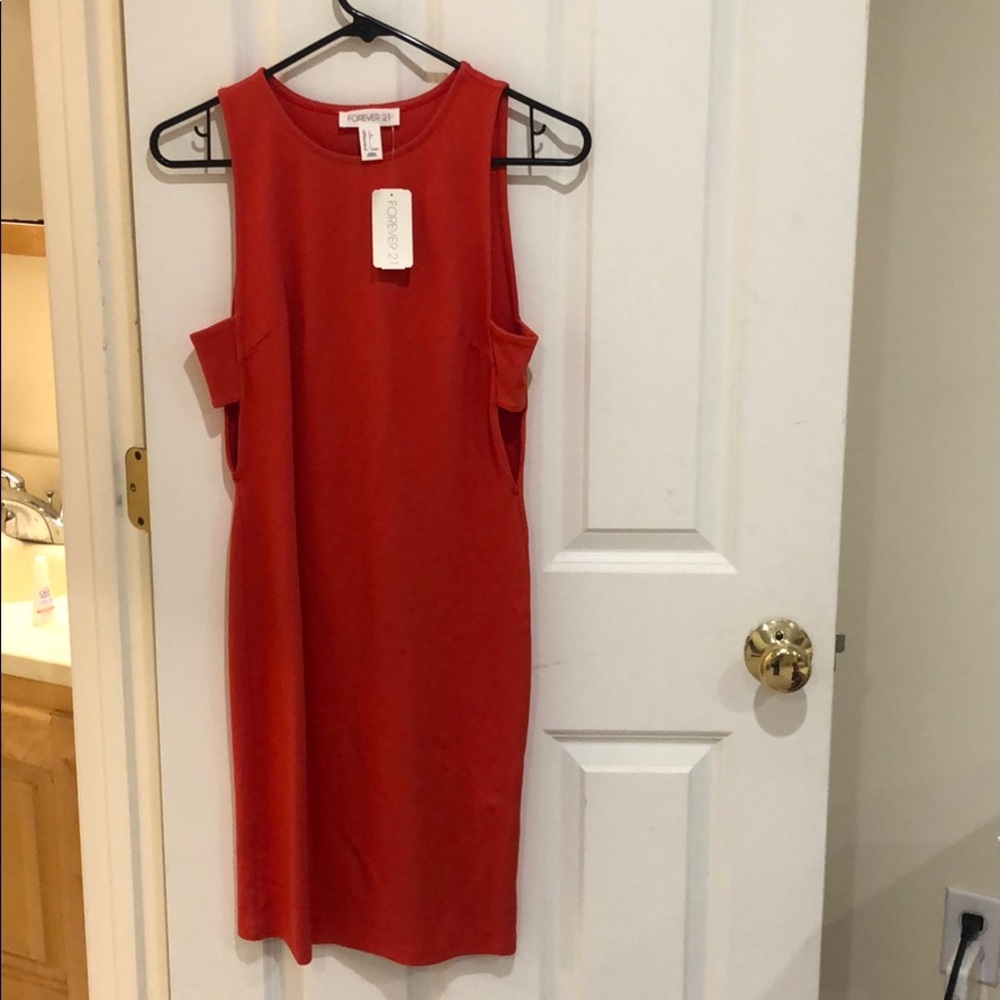 Brand new red stretchy dress